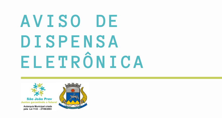 Aviso de Dispensa Eletrônica nº 001/2026